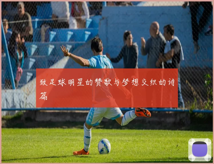 致足球明星的赞歌与梦想交织的诗篇