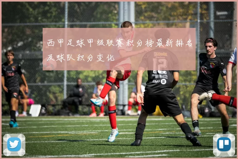 西甲足球甲级联赛积分榜最新排名及球队积分变化