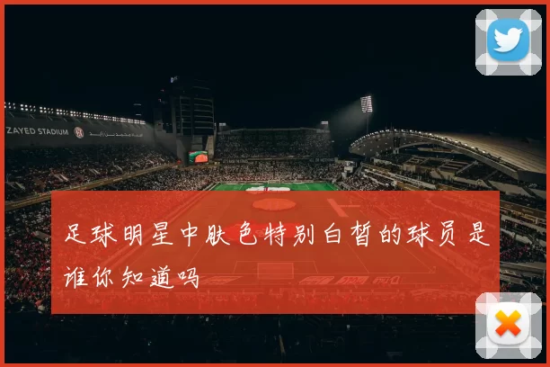 足球明星中肤色特别白皙的球员是谁你知道吗