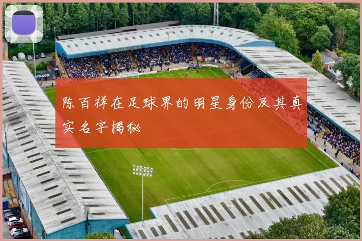 陈百祥在足球界的明星身份及其真实名字揭秘